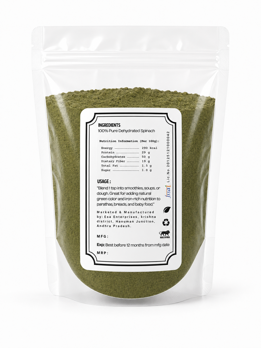 Spinach Powder